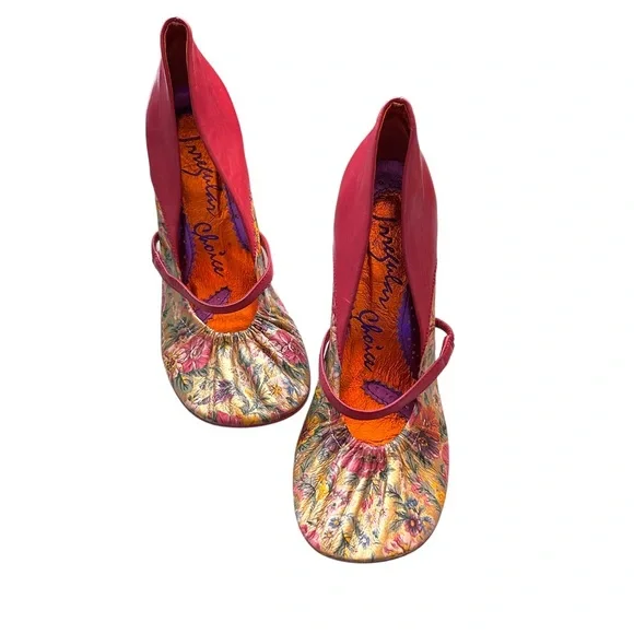 Irregular Choice Pink Floral Heels - Picture 7 of 7